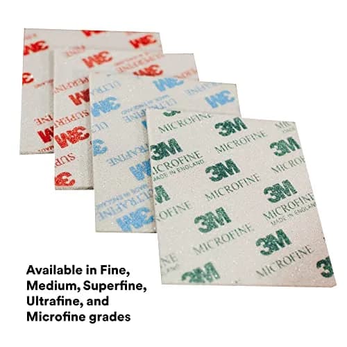3M Softback Sanding Sponge 02602 4 1/2 x 5 1/2 in | Superfine Grit, Fast Cutting, Waterproof for Precision Hand Sanding thumbnail 9
