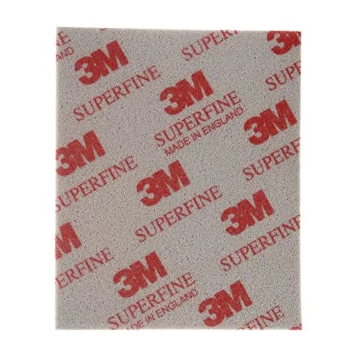 3M Softback Sanding Sponge 02602 4 1/2 x 5 1/2 in | Superfine Grit, Fast Cutting, Waterproof for Precision Hand Sanding thumbnail 2