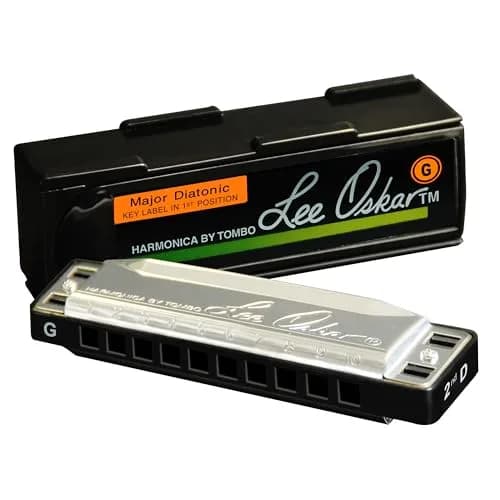 Lee Oskar Major Diatonic Harmonica, Key of G, 6-Hole - 15.24 cm (6 inches) thumbnail 1