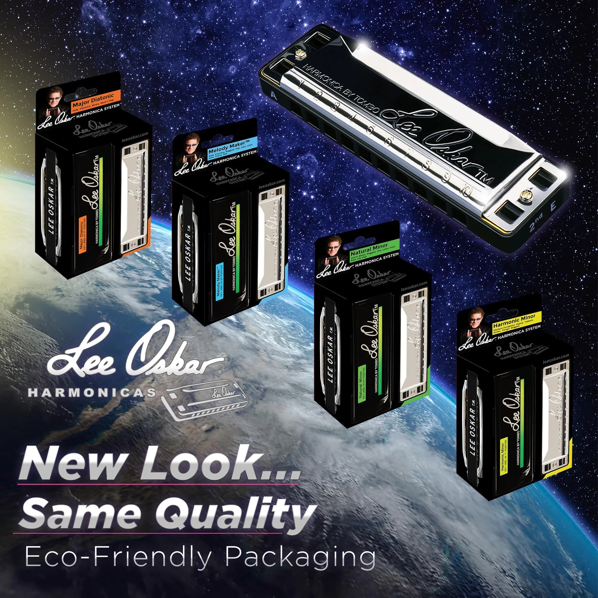 Lee Oskar Harmonica, Key of C, Major Diatonic | Blues & Rock Favorite, Professional Quality - view 6