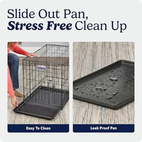 MidWest 30-Inch Double Door iCrate for Medium Breeds 21-40 lbs | Secure, Foldable & Durable thumbnail 6