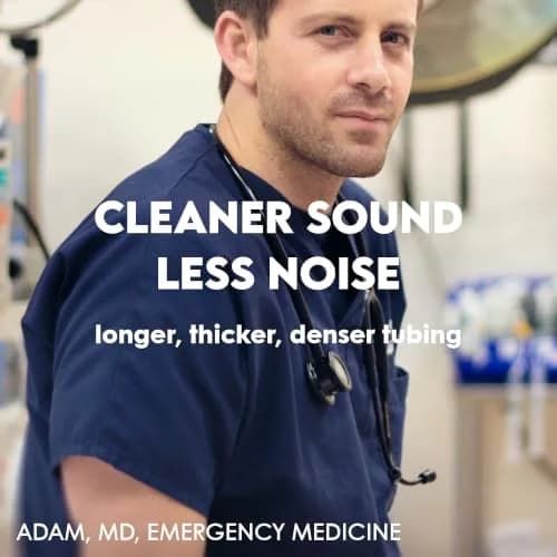 MDF Instruments MD One Stainless Steel Adult Stethoscope | 20+ Color Variations, Acoustic Clarity, Latex-Free thumbnail 6