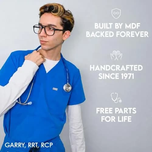 MDF Instruments MD One Stainless Steel Adult Stethoscope | 20+ Color Variations, Acoustic Clarity, Latex-Free thumbnail 2