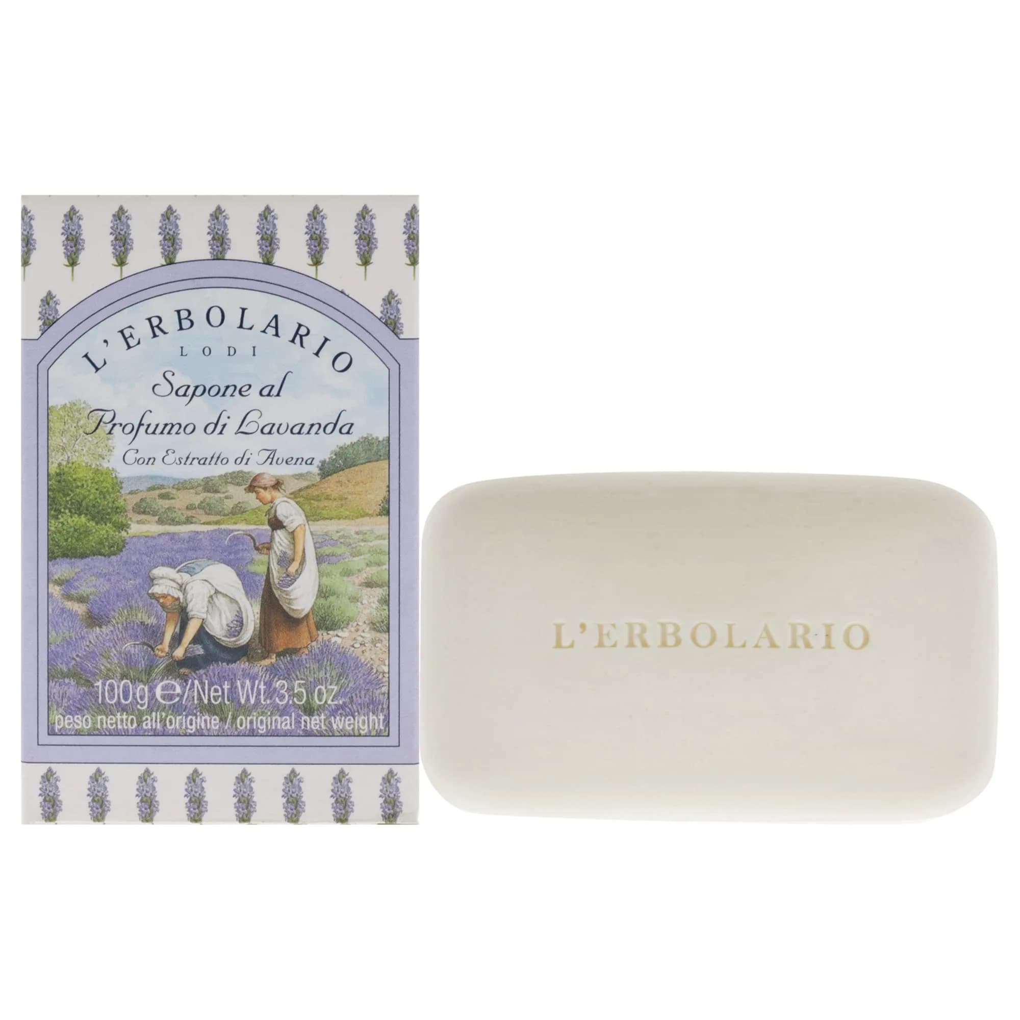 L'Erbolario Perfumed Bar Soap Honeysuckle 7 oz (200g) | Gentle Daily Cleansing for All Skin Types — Cranberry