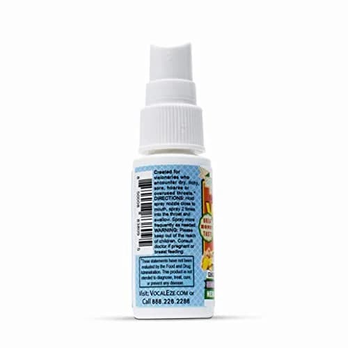 Vocal Eze Natural Medication Throat Spray 30ml (1 Fl Oz) | Artist-Endorsed Herbal Immune Support thumbnail 3