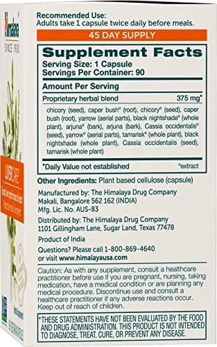 Himalaya LiverCare Herbal Supplement 375 mg (90 Capsules) | Promotes Liver Detox & Bile Production thumbnail 2