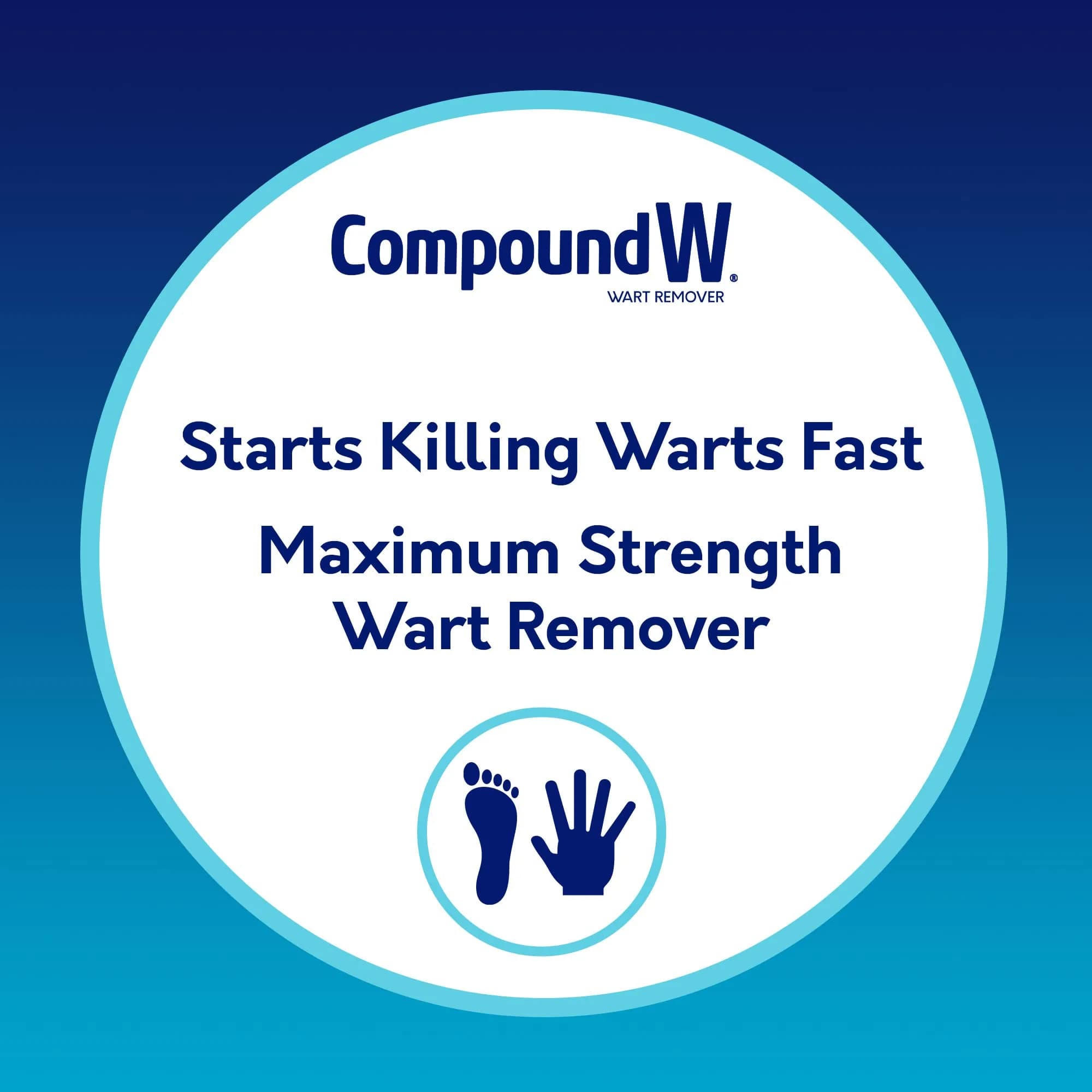 Compound W Wart Remover Maximum Strength One Step Pads with Salicylic Acid, 14 Medicated Pads | Salicylic Acid Wart Removal Medication thumbnail 2