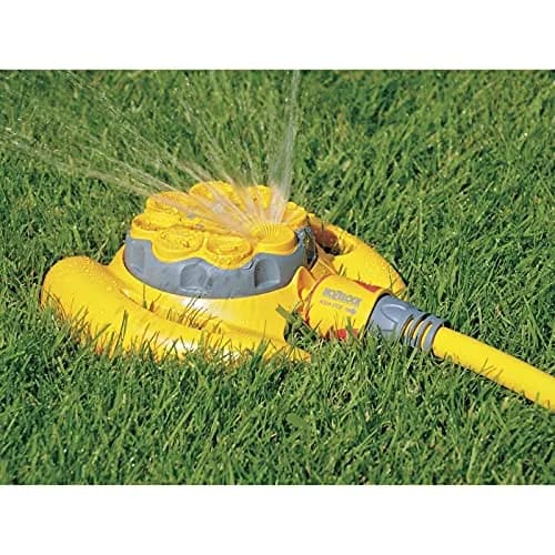 Hozelock Rotating Sprinkler 79m² (190.5mm W x 277mm L) | 8 Spray Patterns for Small Gardens thumbnail 4