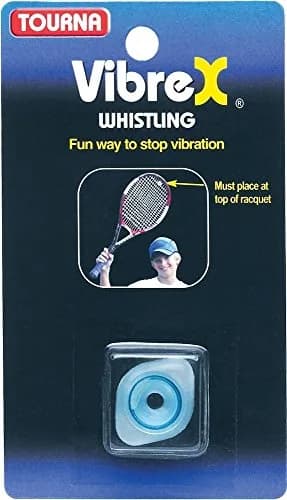Tourna Vibrex Whistling Tennis Vibration Dampener Yellow | Enhances Swing Speed Feedback thumbnail 1
