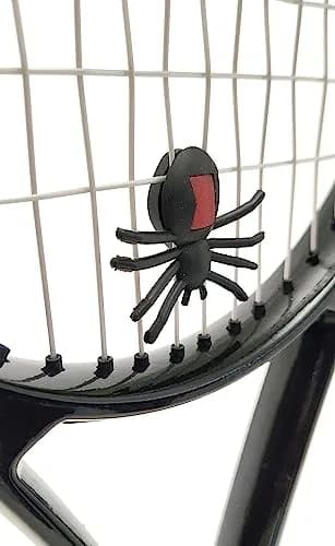 Tourna Vibrex Spider Tennis Vibration Dampener Black/Red | Fun Spider Design for Racquet thumbnail 3