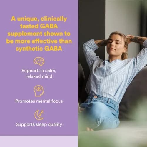Natural Factors Pharma GABA, Calm, Relaxation & Focus*, 60 Chewable Tablets | Supports Stress & Sleep thumbnail 2