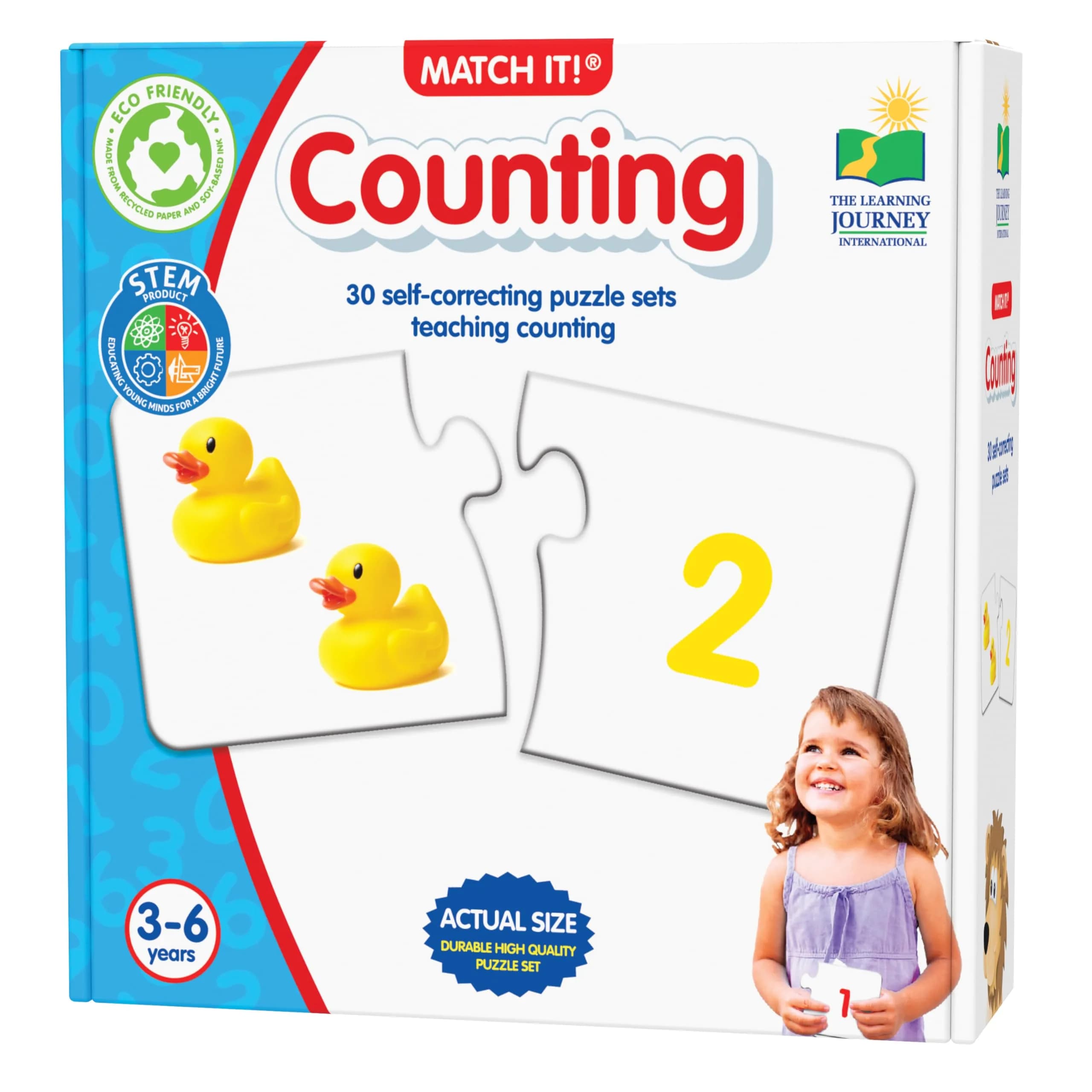 The Learning Journey Match It! Counting 30 Piece Puzzle | Preschool Learning Toys