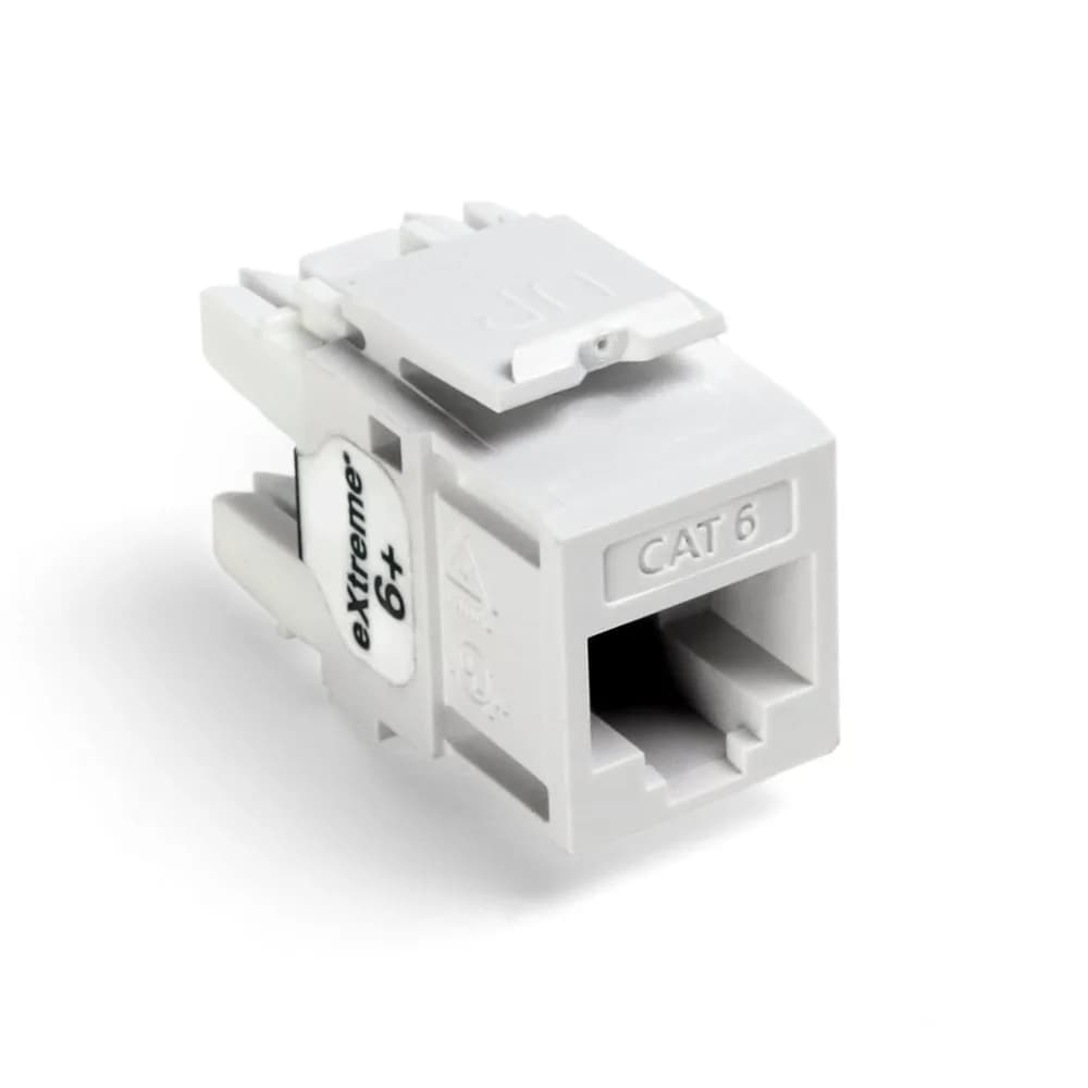 Leviton Extreme 6+ QuickPort Connector CAT 6 200 MHz 10 meters (32.8 ft) | TIA/EIA Certified