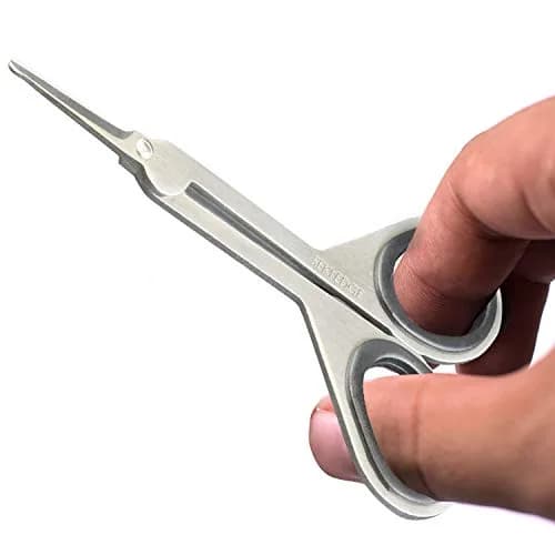 Seki EDGE Stainless Steel Nostril Scissors SS-908 | Rounded Tips for Safe Nose & Facial Hair Trimming thumbnail 8