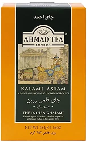 Ahmad Tea London Kalami Assam Loose Leaf Black Tea 454g (16oz) | Rich & Malty Flavor thumbnail 1