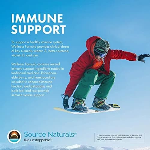 Source Naturals Wellness Formula, Advanced Immune Support - 60 Capsules | Herbal & Vitamin Defense thumbnail 7