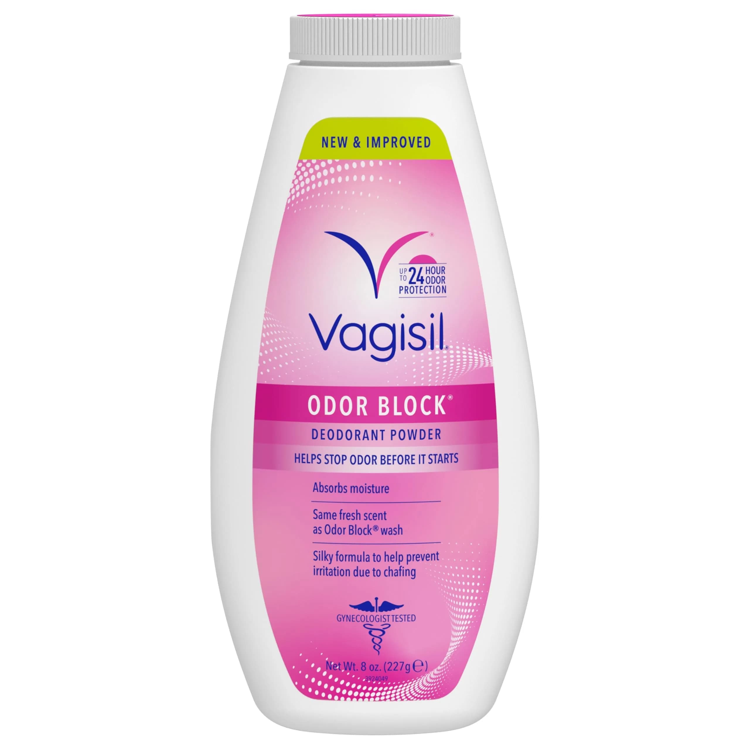 Vagisil Odor Block Deodorant Powder for Women, 8 Oz | Talc-Free, Prevents Chafing, Fresh & Gentle - main product image