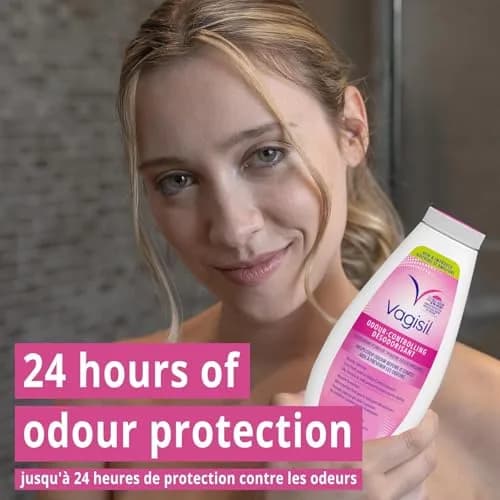 Vagisil Odor Block Deodorant Powder for Women, 8 Oz | Talc-Free, Prevents Chafing, Fresh & Gentle thumbnail 2