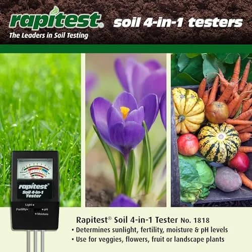 Luster Leaf 1818 Rapitest 4-in-1 Soil pH/Moisture/Fertility/Light Tester, Fertility thumbnail 3