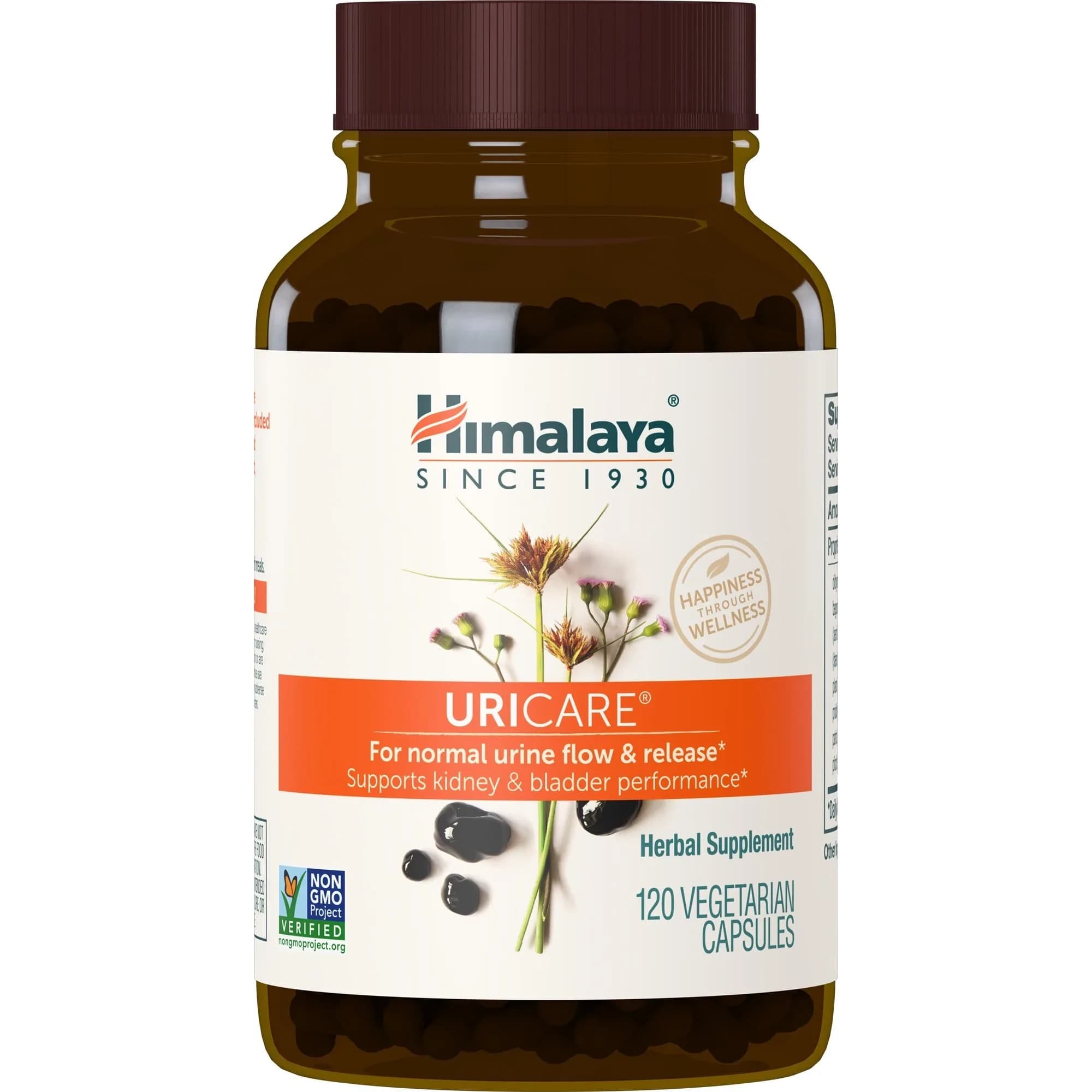 Himalaya UriCare Herbal Supplement 120 Capsules (4.23 oz) | Kidney & Bladder Support