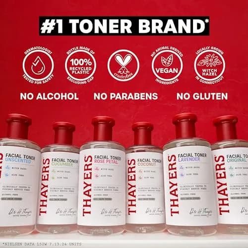 THAYERS Alcohol-Free Hydrating Original Witch Hazel Facial Toner with Aloe Vera 355ml (12 Fl Oz) | Dermatologist Tested thumbnail 8