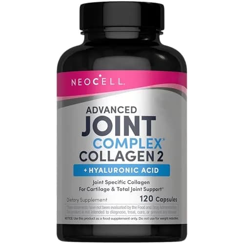 NeoCell Joint Complex Supplement with Hyaluronic Acid 120 Capsules (480 Count) | Type 2 Collagen for Joint Support thumbnail 1