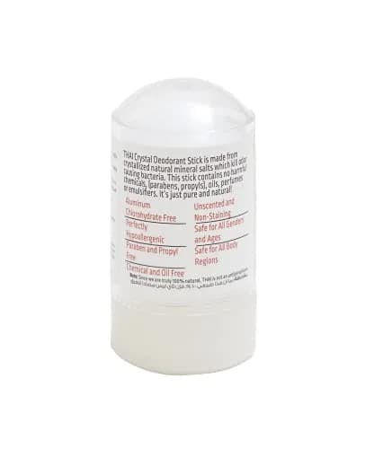 Thai Deodorant Stone Natural Crystal Deodorant Stick, Mini Travel Size (2.125 Oz) · 24-Hour Hypoallergenic Odor Control thumbnail 2