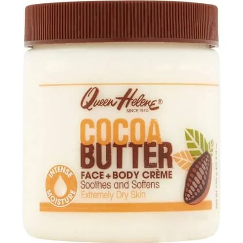 Queen Helene Cocoa Butter Face & Body Cream – Extra Rich Moisturizer for Dry Skin | 4.8 oz Jar (Pack of 6) thumbnail 1
