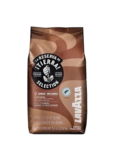 Lavazza Tierra! Selection Whole Bean Coffee Blend, Medium Roast, 2.2LB Bag | 100% Arabica, Rainforest Alliance Certified thumbnail 1