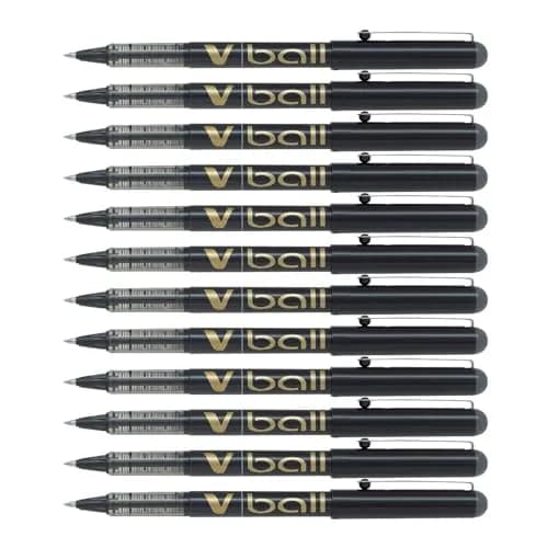 Pilot Vball 7 Liquid Ink Rollerball Pen 0.7mm (Box of 12) | Smooth Writing, Consistent Ink Flow thumbnail 2