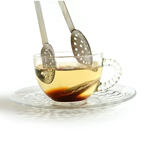 Norpro Stainless Steel Round Tea Bag Squeezer | 16cm, No Drips, No Mess thumbnail 4