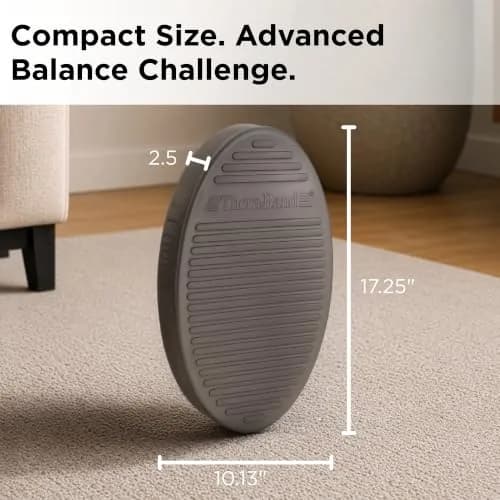 THERABAND Stability Trainer Pad, Advanced, Extra Soft Black Balance Pad | Supports Core & Balance Training thumbnail 3