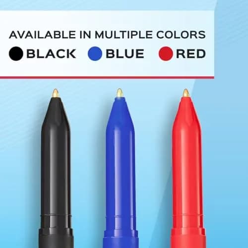 Paper Mate Write Bros Ballpoint Pens 10 Pack | Medium Point Black Ink Reliable Writing thumbnail 3