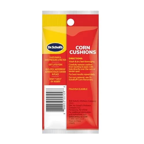 Dr. Scholl's Corn Cushions Regular 9 Count (Pack of 3) | Hypoallergenic Foam Pads for Foot Corns thumbnail 7
