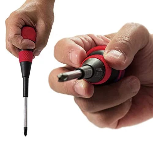 VESSEL Ball Grip Driver +2 x 150mm (6 inch) Magnetic Tip | Professional Power Distribution Tool thumbnail 3