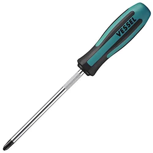 VESSEL No. 900 Megadora Screwdriver PH3 x 150mm JIS Phillips | Heavy Duty Chrome Vanadium Steel thumbnail 1
