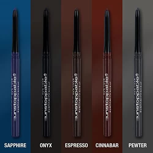 Maybelline Unstoppable Waterproof Mechanical Eyeliner Pencil, Pewter Shade | Long-Lasting Matte Finish thumbnail 5