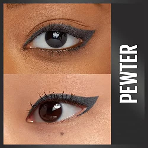 Maybelline Unstoppable Waterproof Mechanical Eyeliner Pencil, Pewter Shade | Long-Lasting Matte Finish thumbnail 2