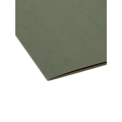Smead Hanging File Folder, Letter Size, Standard Green, 25 per Box | Acid-Free Paper for Long-Term Storage thumbnail 4