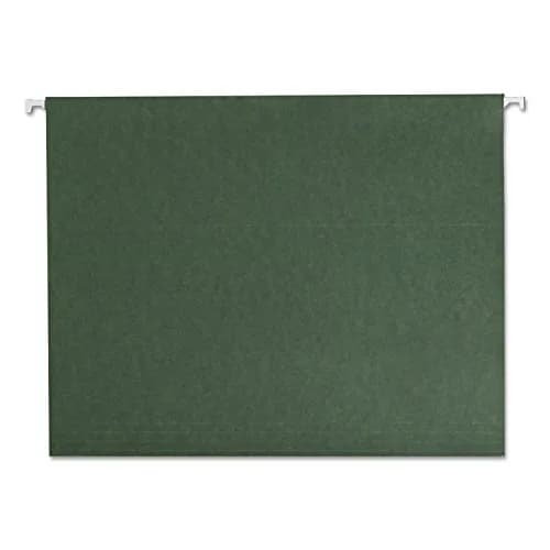 Smead Hanging File Folder, Letter Size, Standard Green, 25 per Box | Acid-Free Paper for Long-Term Storage thumbnail 3