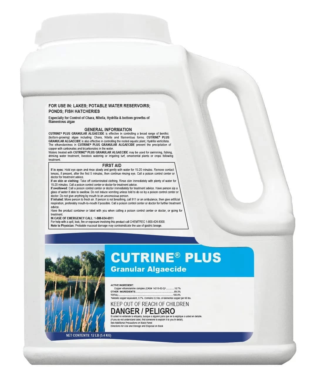 APPLIED BIOCHEMISTS Cutrine-Plus Granular Algaecide 12 lbs | Effective algae control for pools & ponds - main product image
