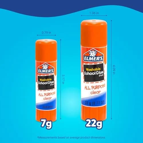 Elmer's All Purpose Glue Sticks, Washable & Non-Toxic, Clear, 22g, 12 Pack | Safe, Easy & Versatile for Crafts & School thumbnail 4