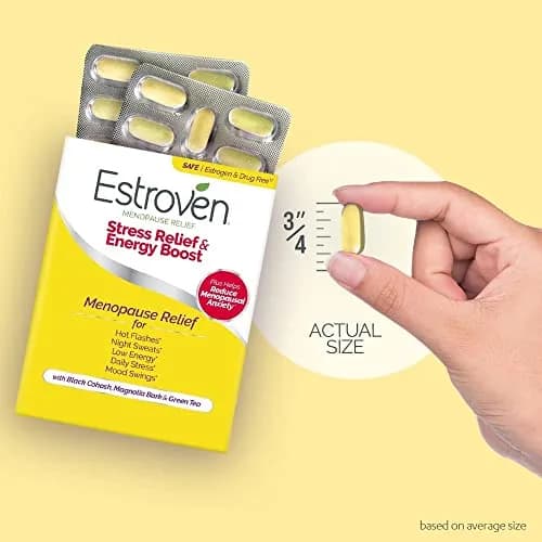 Estroven Stress Relief & Energy Boost for Menopause, 28 Count thumbnail 3