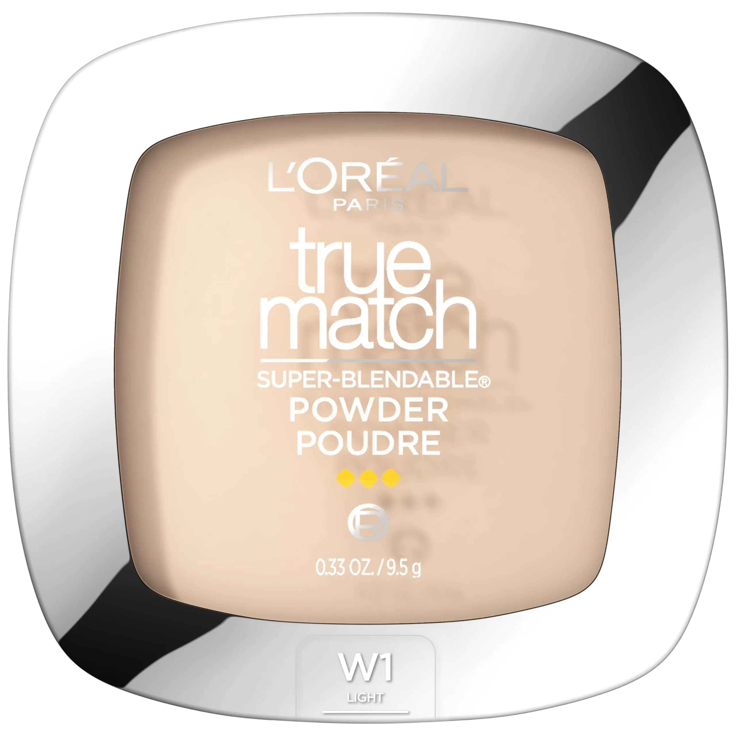 L'Oreal Paris True Match Super Blendable Oil-Free Powder Foundation, Deep C12, 0.33 oz — W1 Light