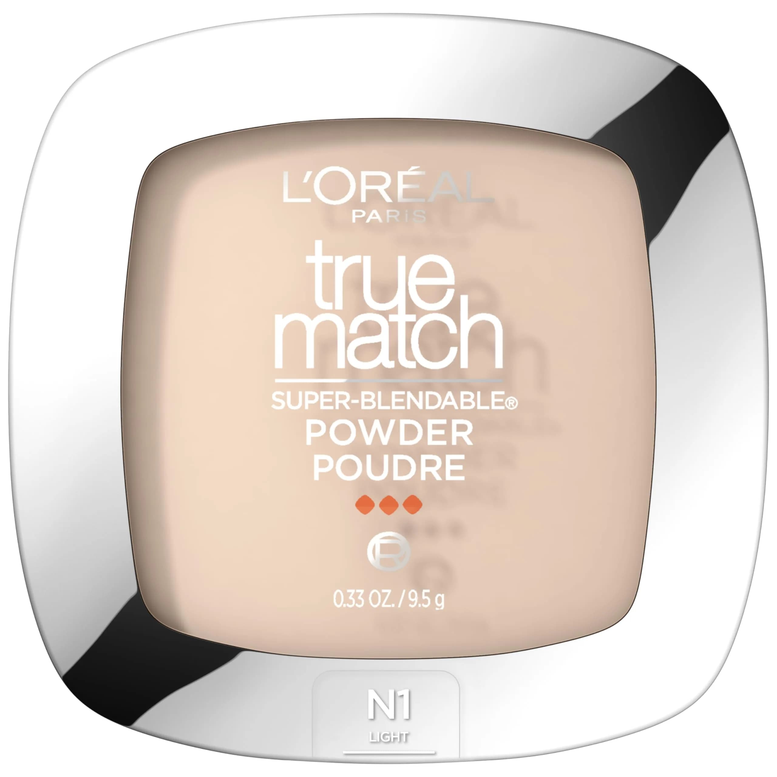 L'Oreal Paris True Match Super Blendable Oil-Free Powder Foundation, Deep C12, 0.33 oz — N1 Light