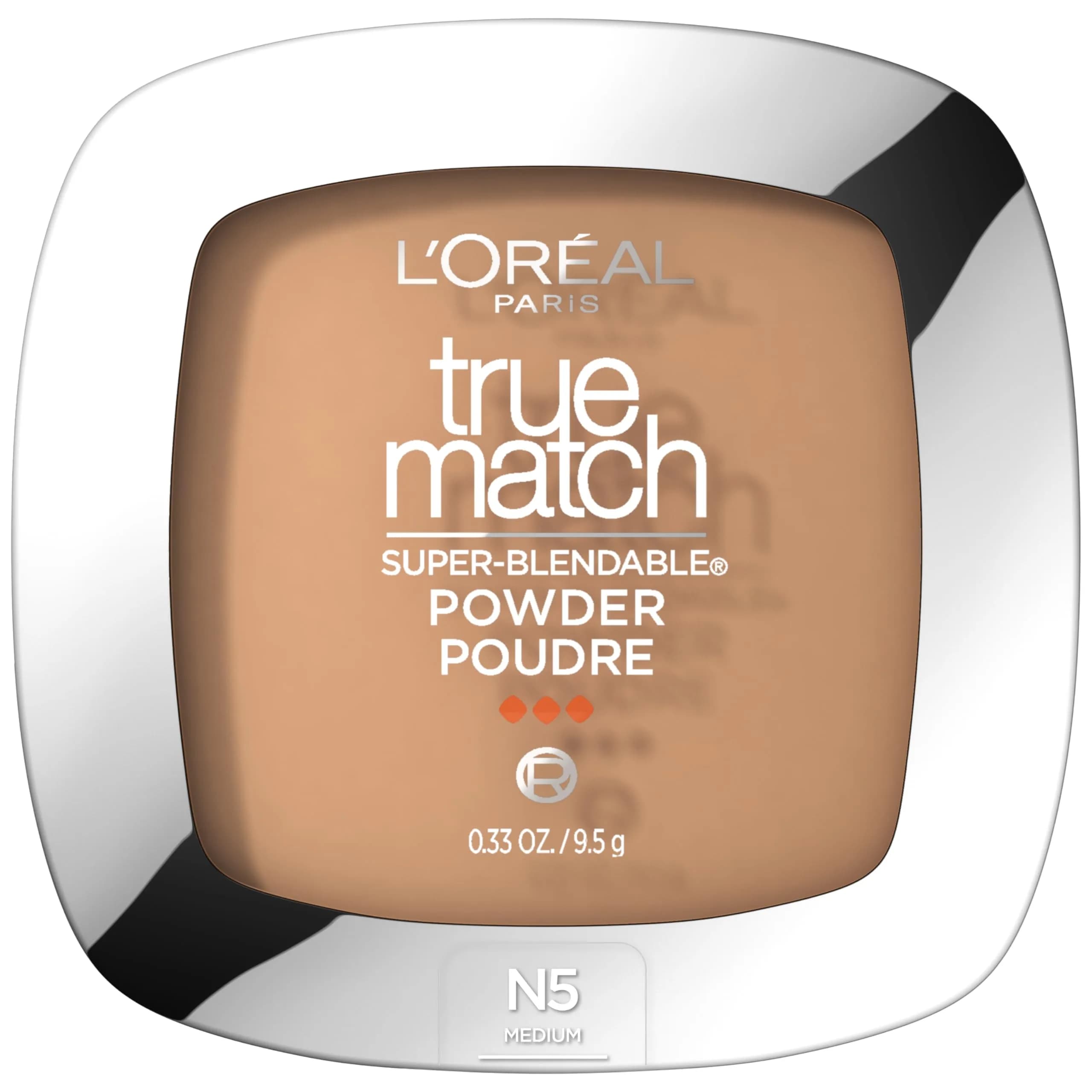 L'Oreal Paris True Match Super Blendable N5 Medium Oil-Free Powder Foundation | For Natural Finish