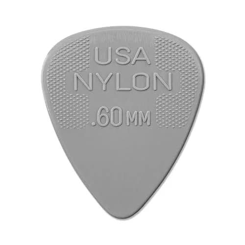 Jim Dunlop Nylon Standard Pick .60MM | Classic Tone & Flexibility, Made in USA thumbnail 1