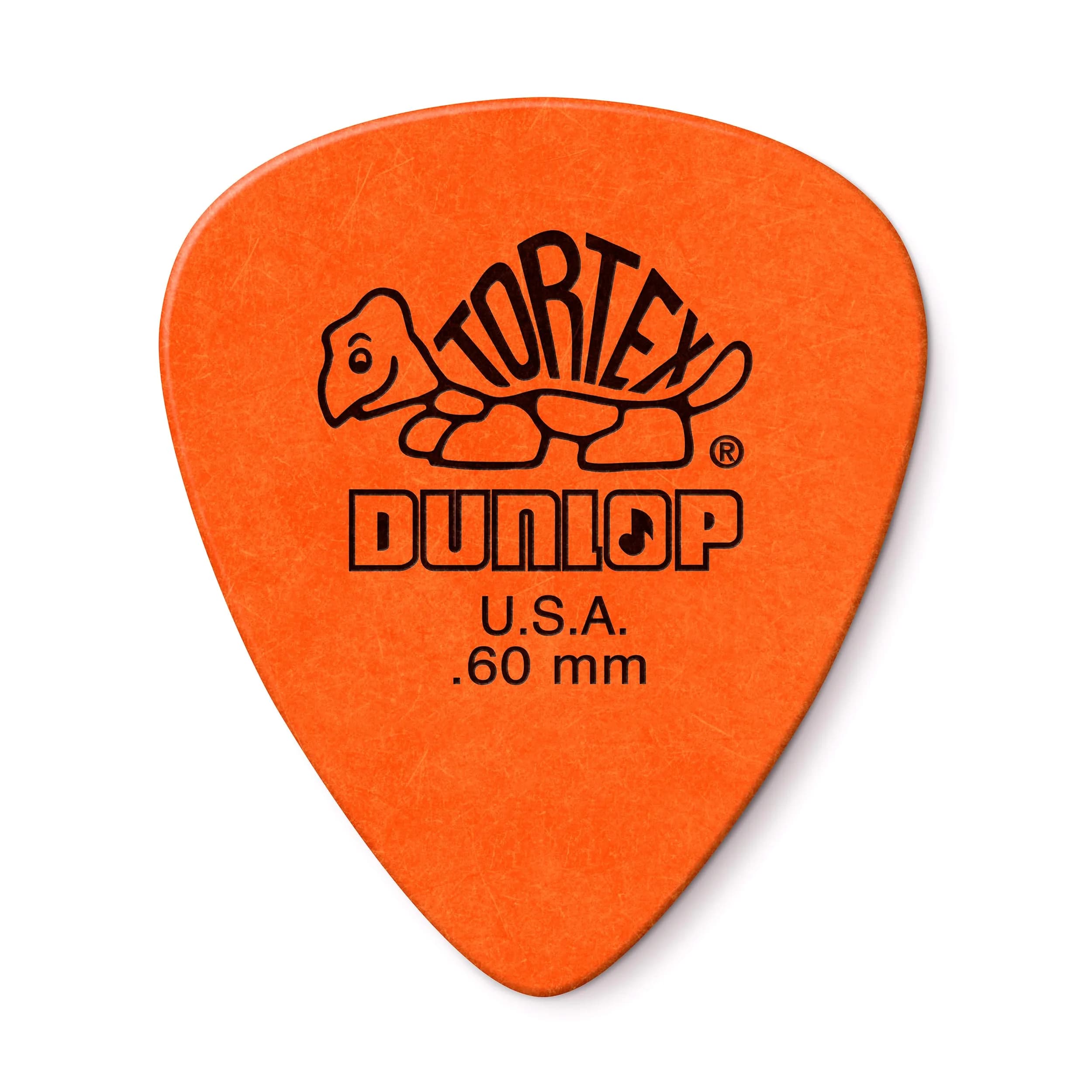 Jim Dunlop Tortex Standard Pick .60MM | Bright, Snappy Attack, Durable, Made in USA - main product image