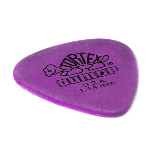 Jim Dunlop Tortex Standard Guitar Picks 1.14mm Purple | 72 Pack thumbnail 8