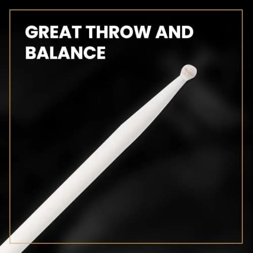 Zildjian Travis Barker Artist Series Drumsticks | Hickory Wood, Round Tip, White Finish thumbnail 5